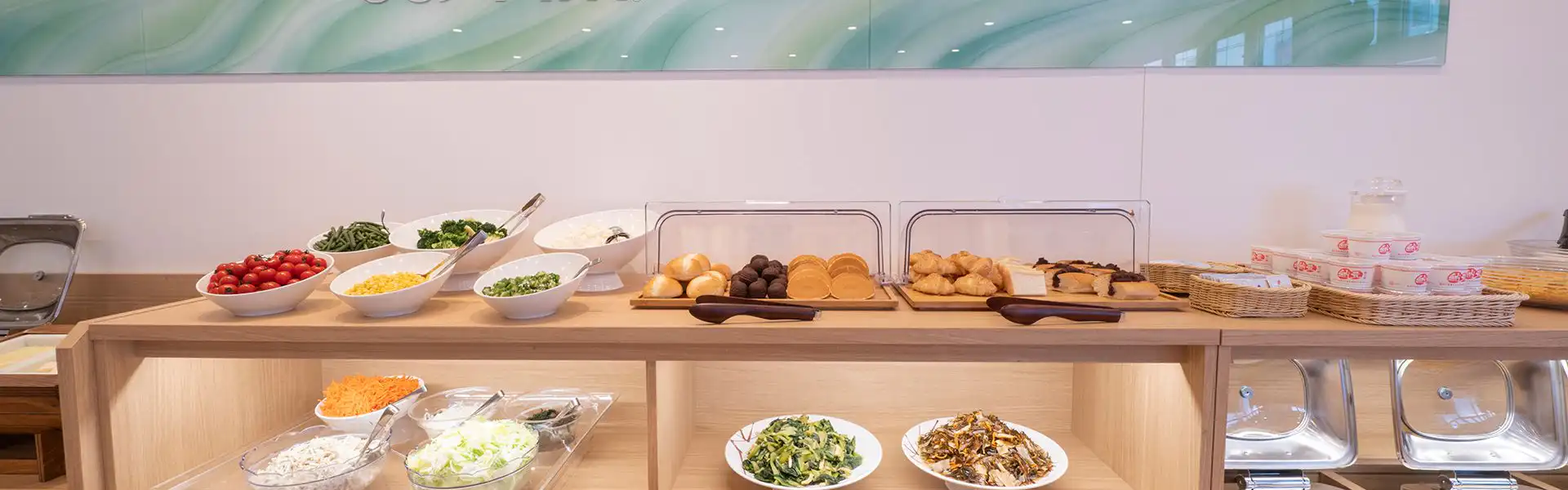 朝食ビュッフェ