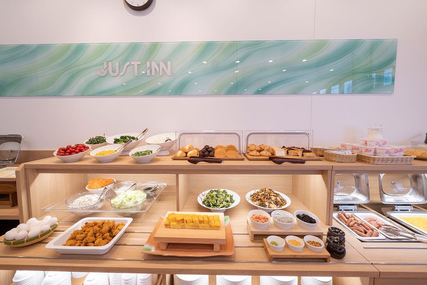 บุฟเฟ่ต์อาหารเช้า｜พร้อมด้วยไลน์บุฟเฟ่ต์ขนาดใหญ่