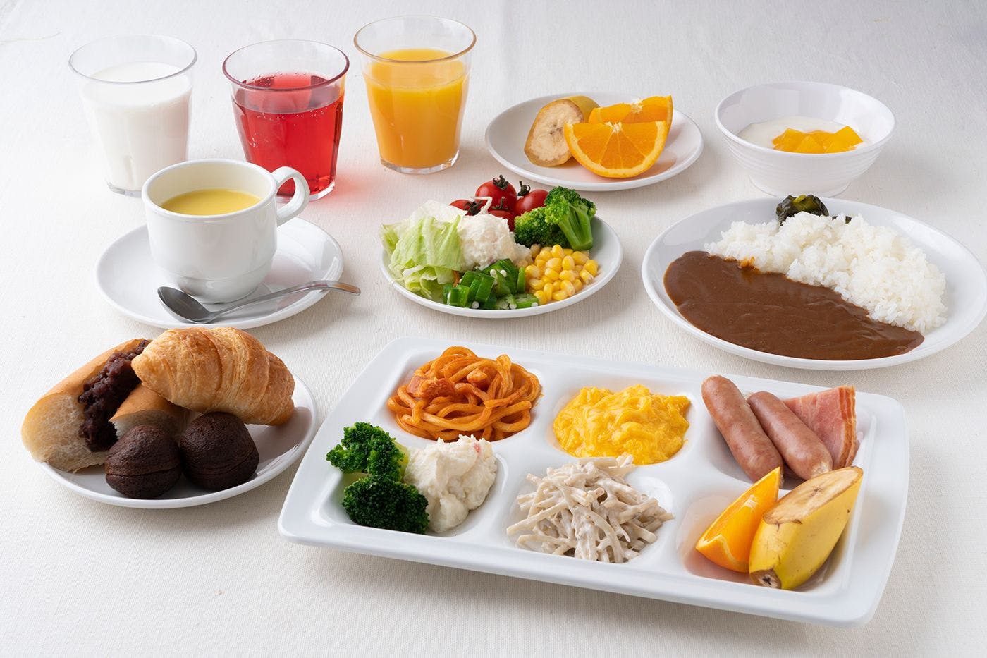 บุฟเฟ่ต์อาหารเช้า｜ตัวอย่างการจัดเสิร์ฟ (แบบตะวันตก)