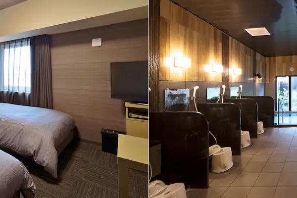 ห้องพักและห้องน้ำ