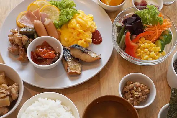 ตัวอย่างอาหารเช้า