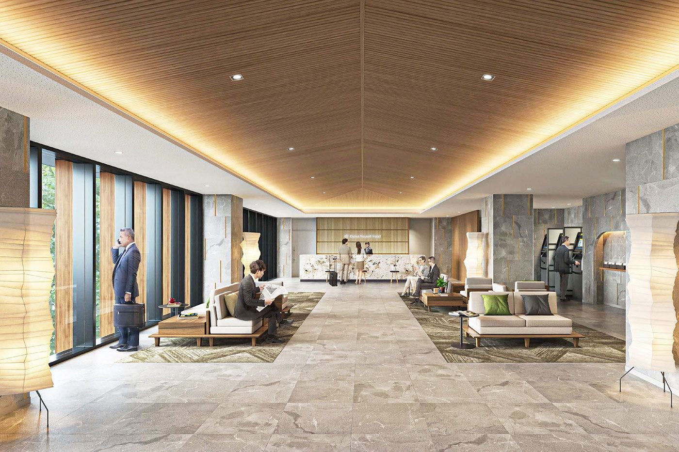 แผนกต้อนรับ・ล็อบบี้ (ชั้น 2)