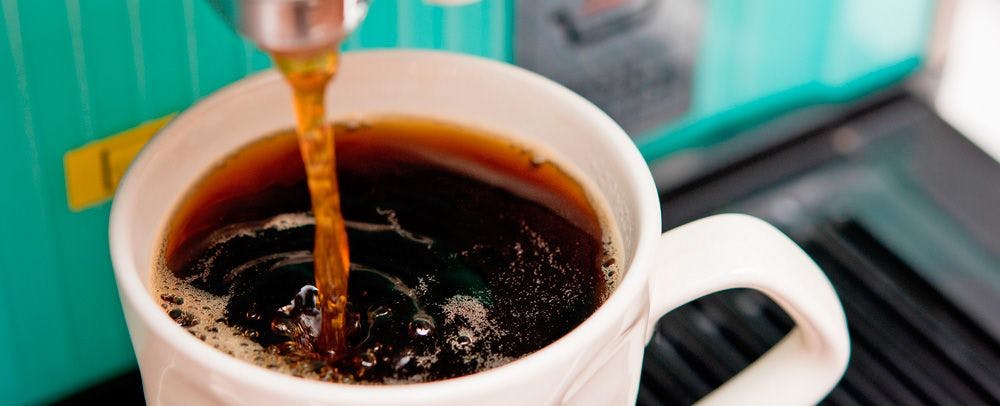 ロビーの無料コーヒー