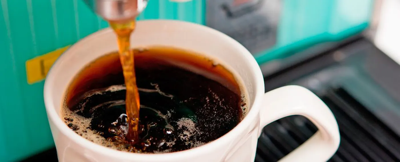 ロビーの無料コーヒー