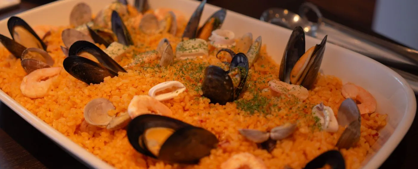 夕食ハーフビュッフェ