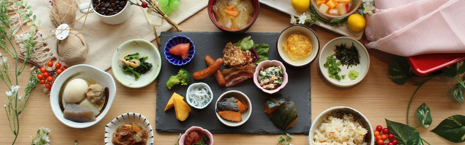 朝食ビュッフェ