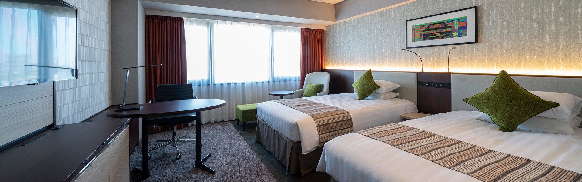 ตัวอย่างห้องพัก