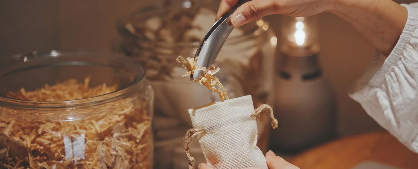 無料サシェ(香り袋)作り