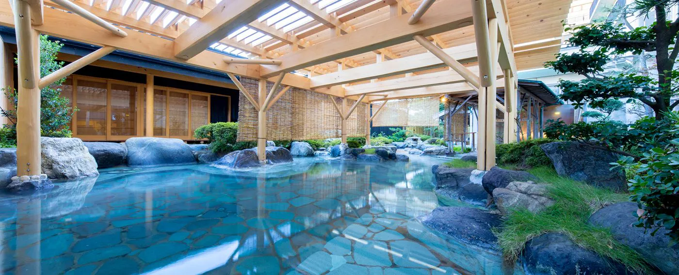 Mata air panas & Kamar mandi