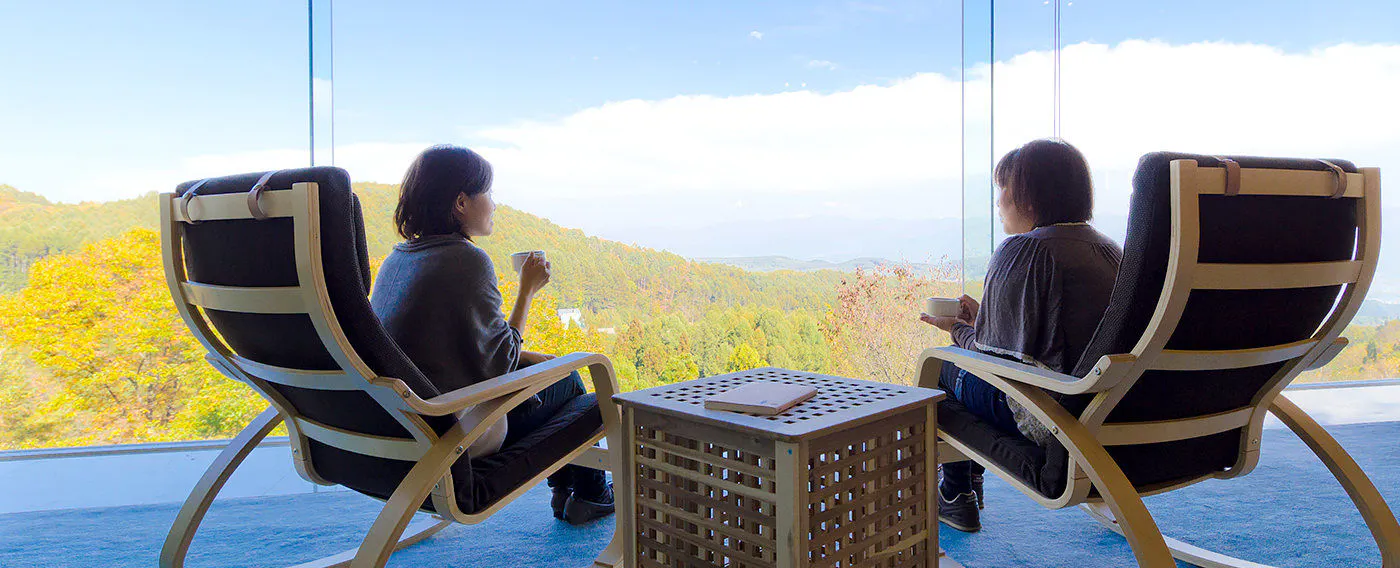 天空絶景とflavor teaで癒しの時間