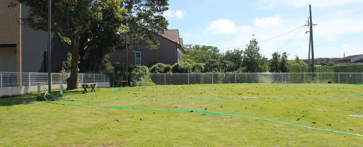 天然芝ドッグラン