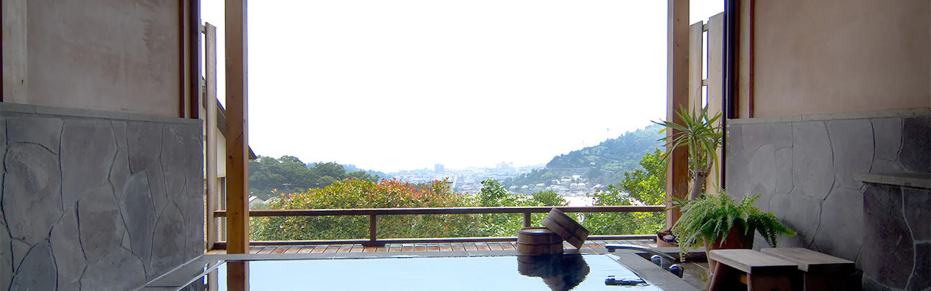 島、海、望むみかんの丘の貸切湯 ボンファム