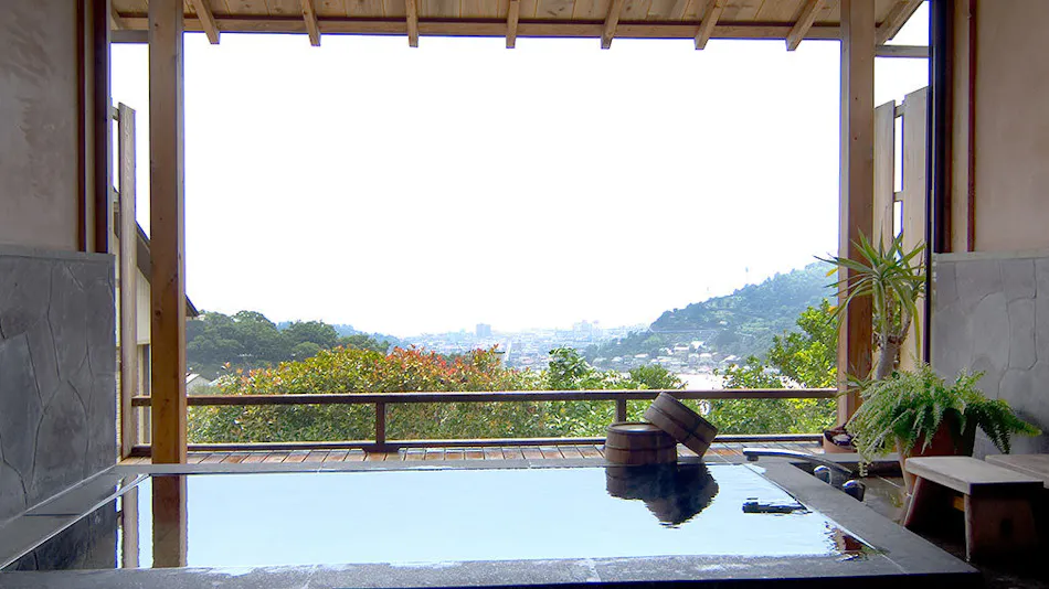 Island, Sea, View - Private Hot Spring on Mikan Hill - Bon Femme