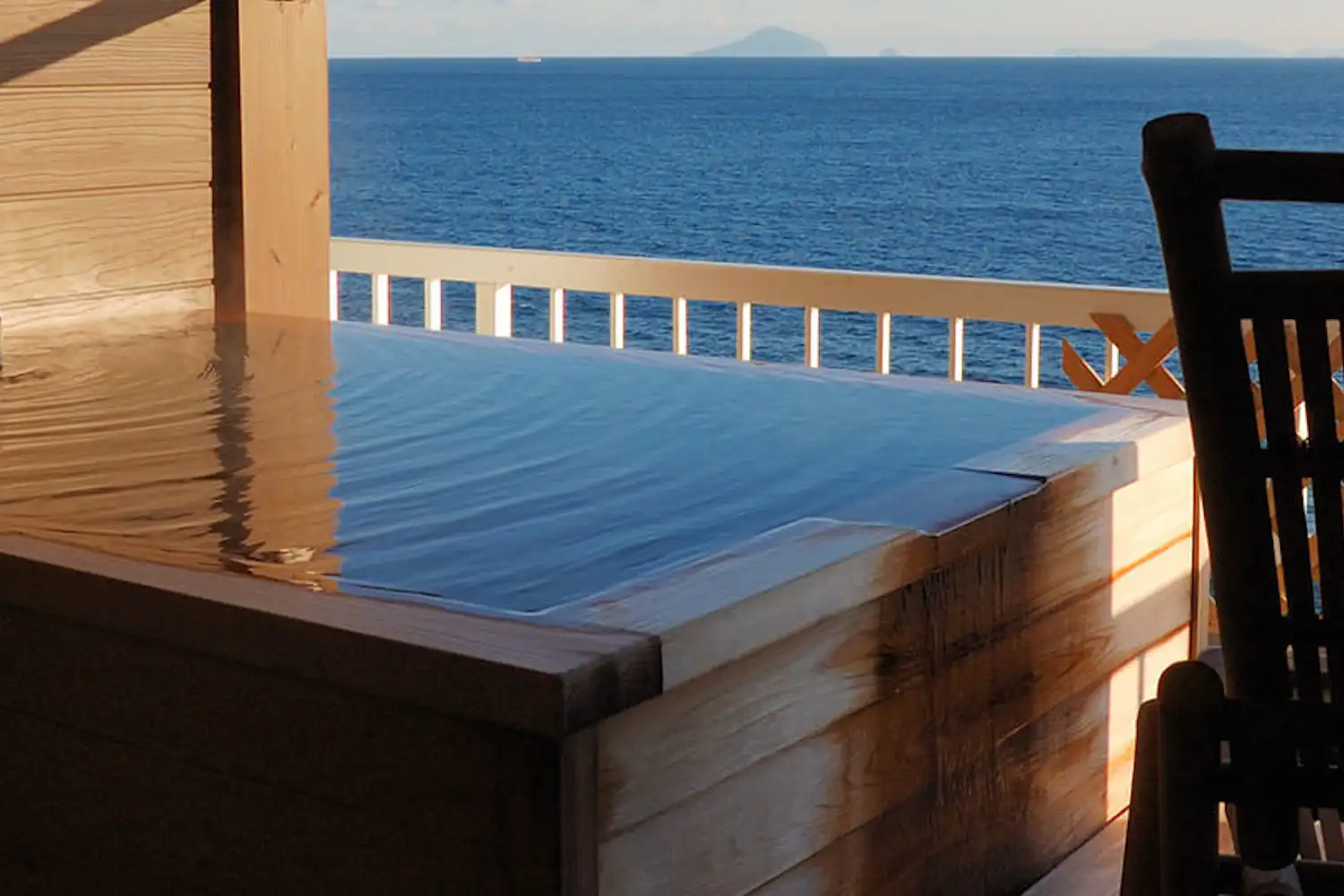 Private open-air bath