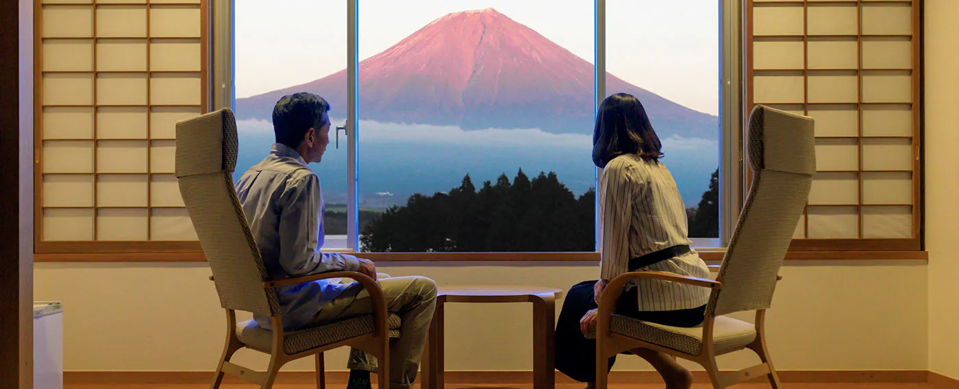 วิวภูเขาไฟฟูจิ