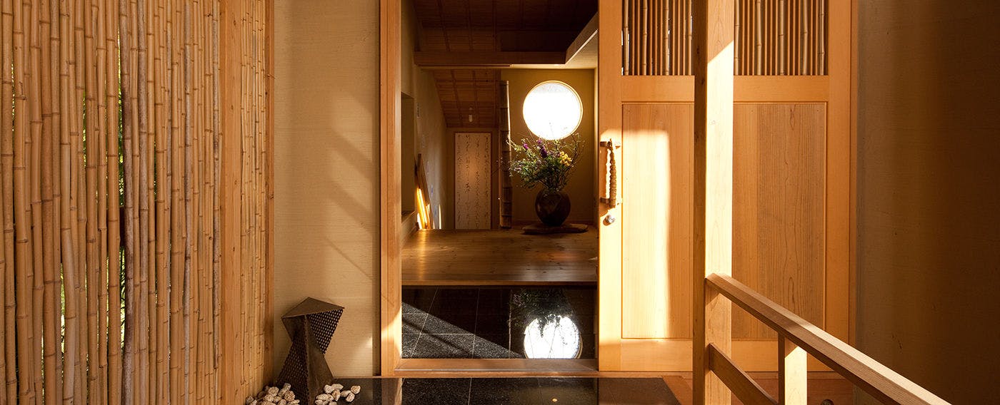 本館から離れ「かぐや」への入口