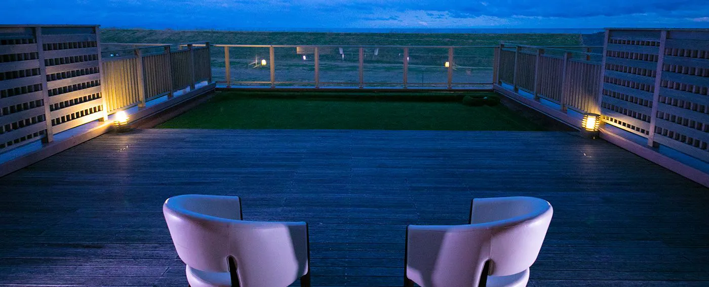 【客室】ウッドデッキ