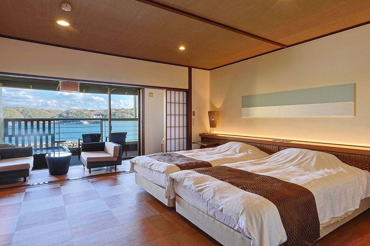 Accommodation with Open-Air Baths in Every Room Overlooking the Sea - Haifu