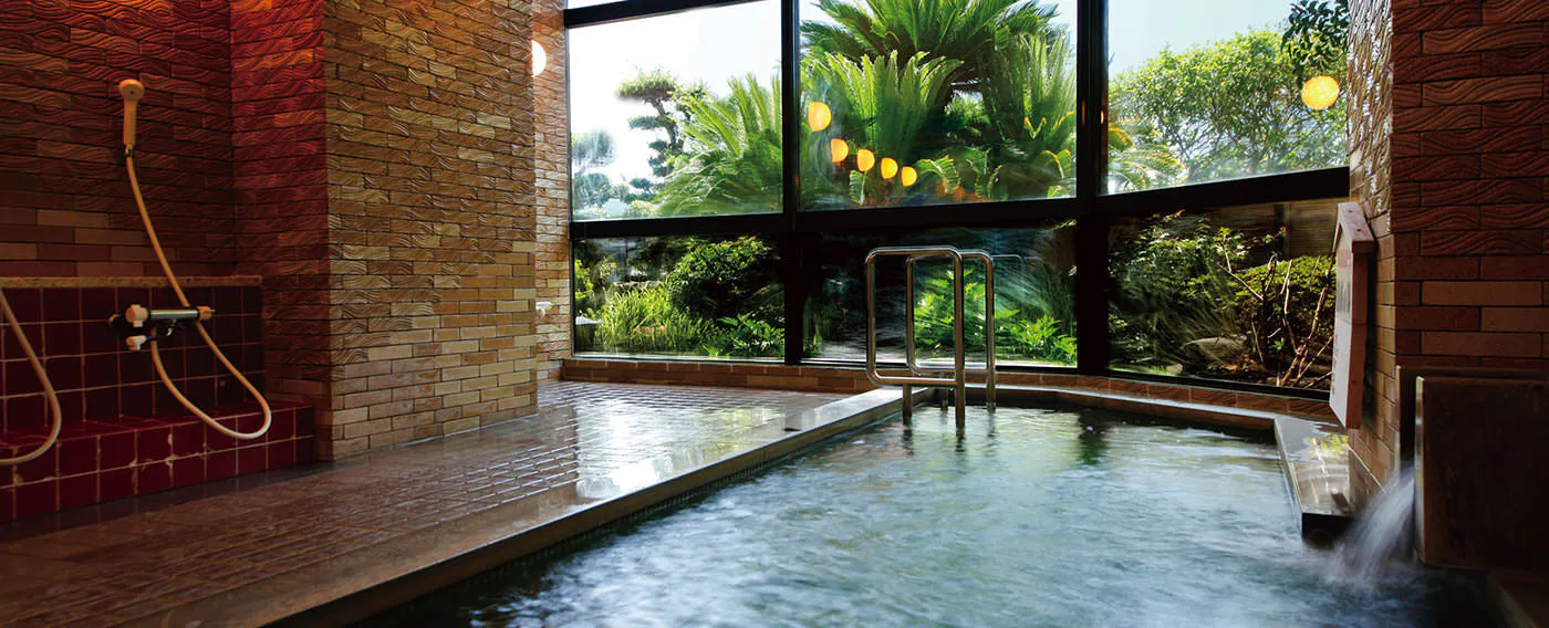 Mata air panas dan bilik mandi