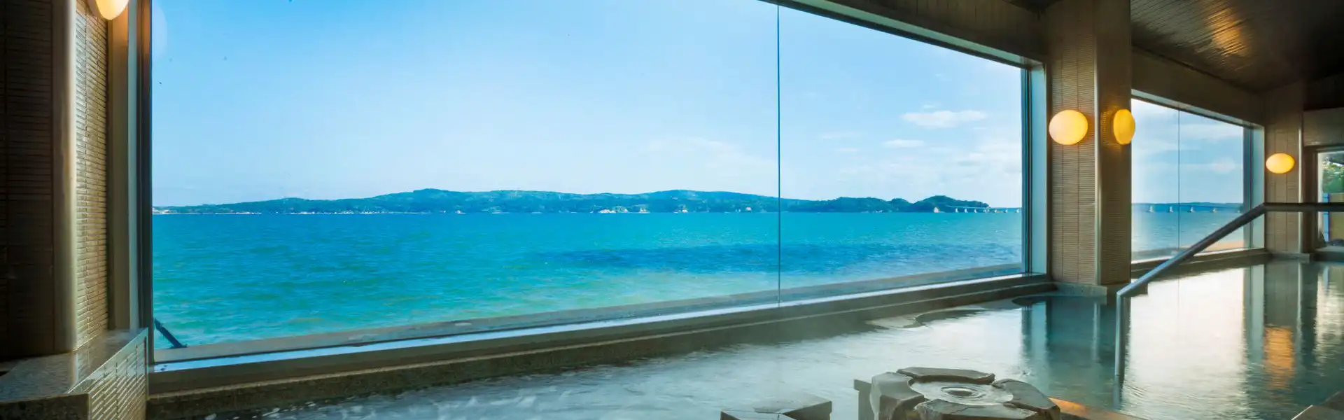 男性大浴場露天