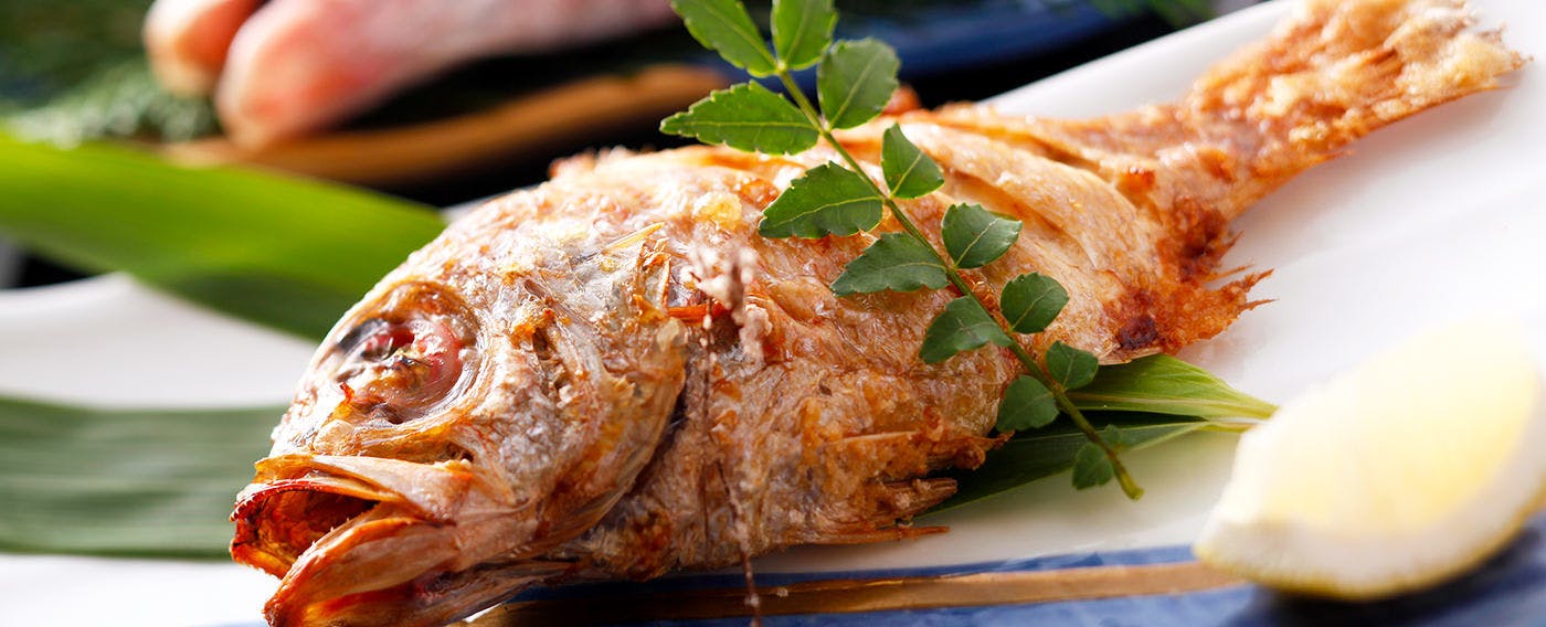 のどぐろの塩焼き