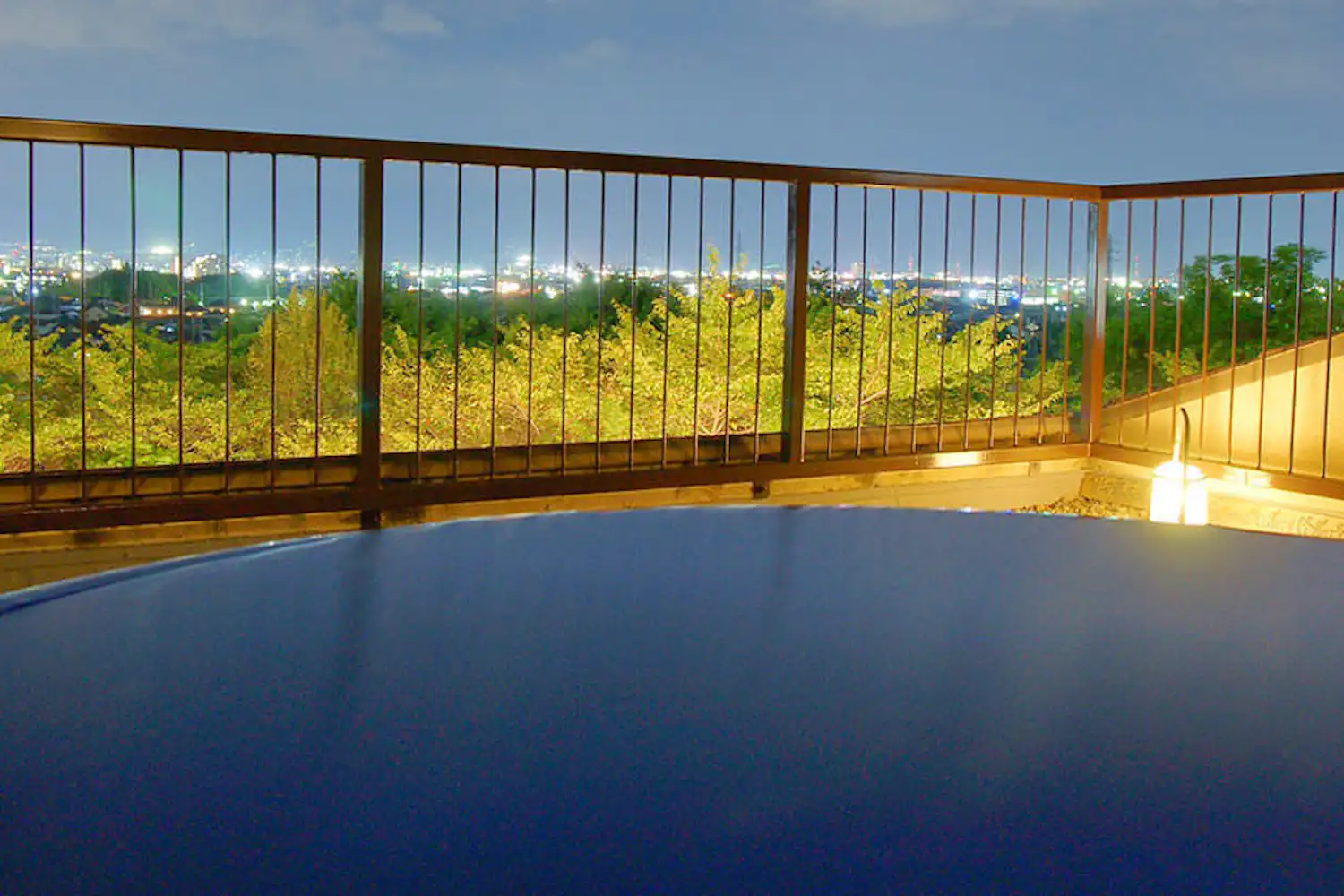 วิวน้ำพุร้อน