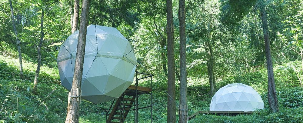 GLAMPING_球体テント