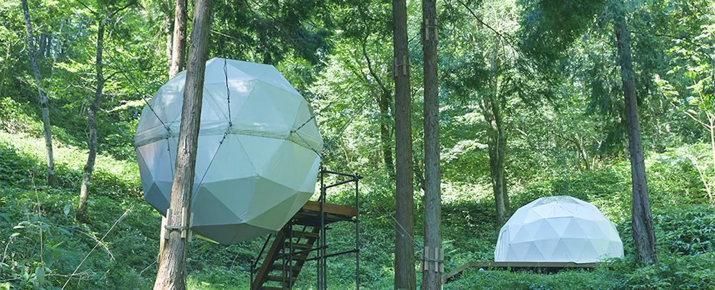 GLAMPING_球体テント