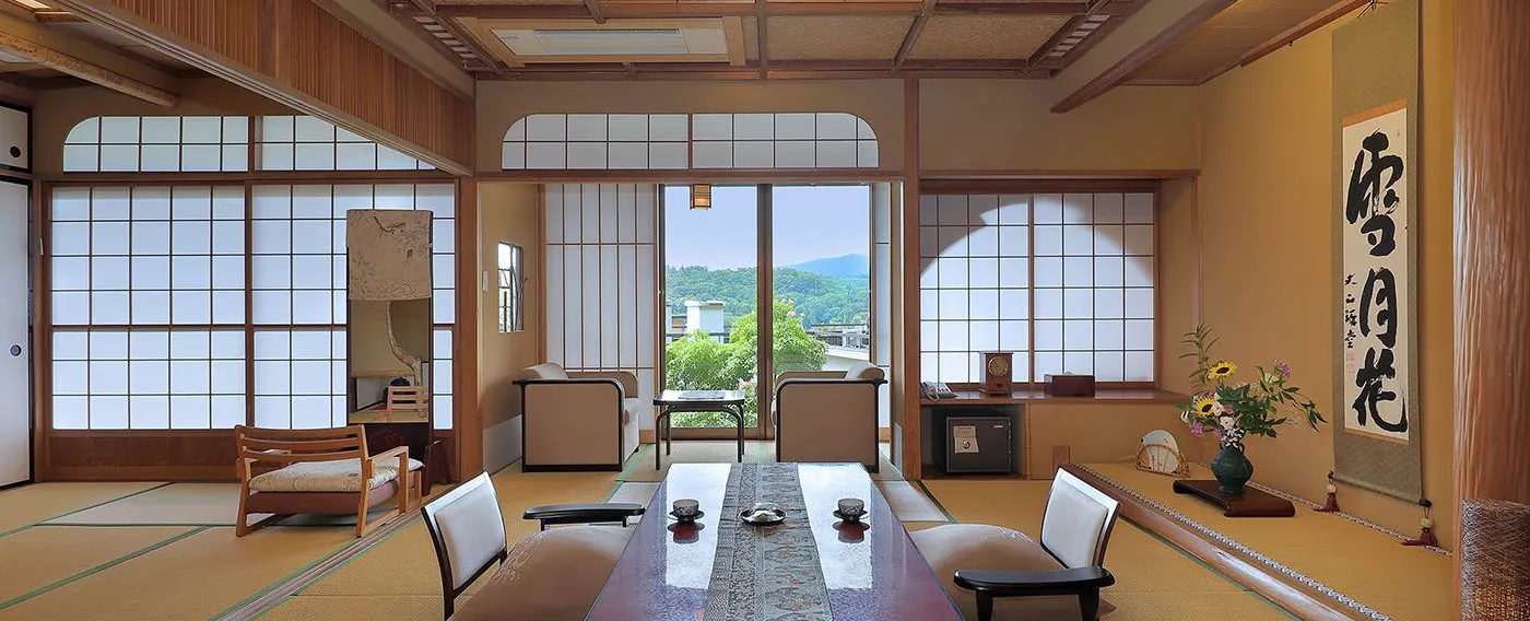 【น้ำพุร้อนคาเคะนากาชิ】บ้านพักสไตล์ซุกิยะ