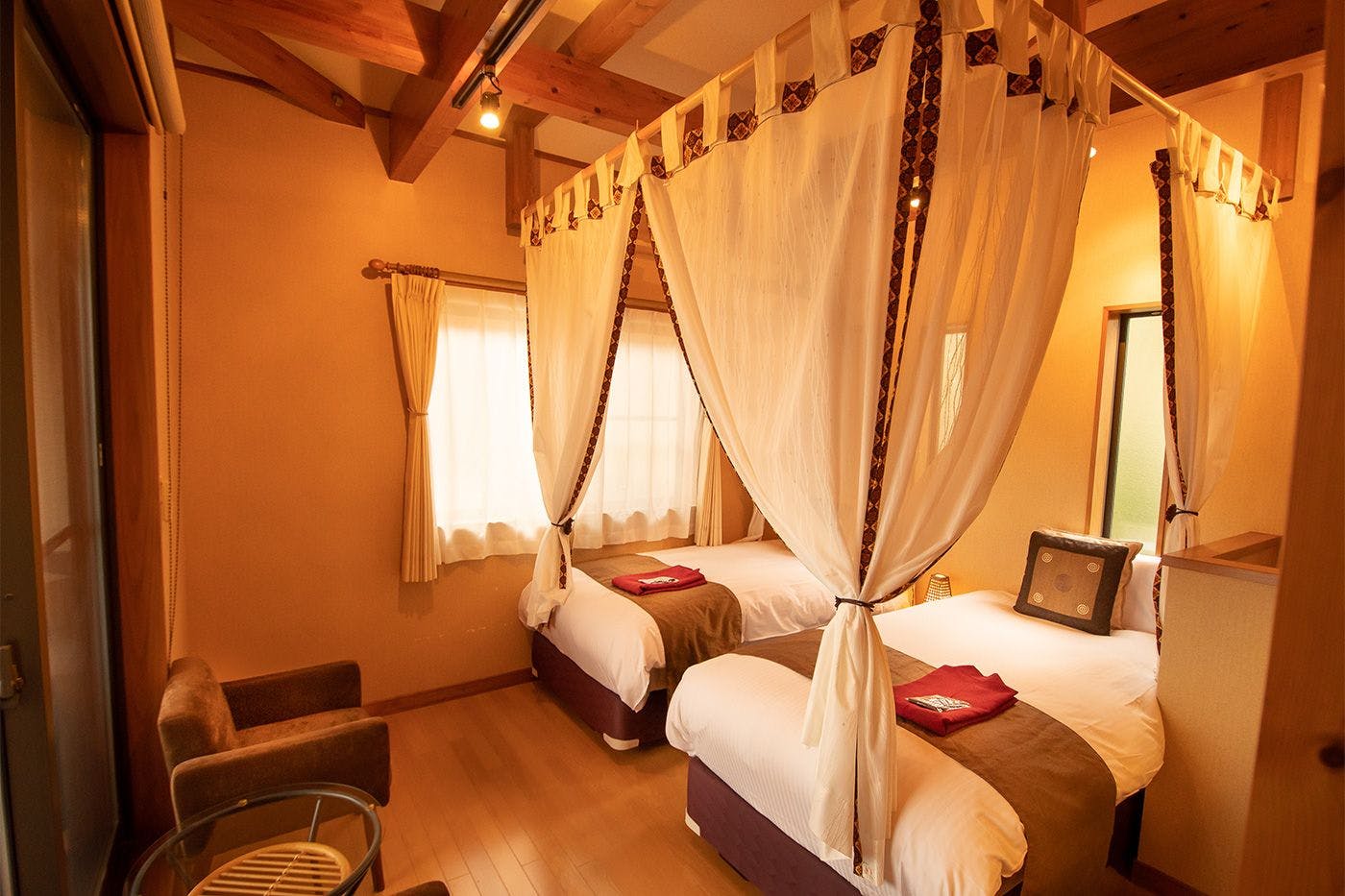 Small Asian Inn with Ocean View Rooms and Private Open-Air Bath Rakuyado Hanahana