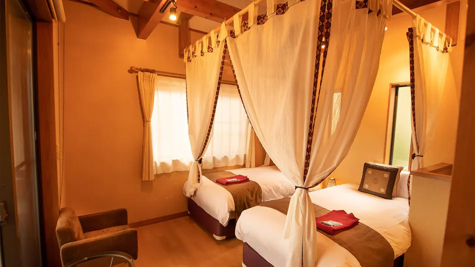 Small Asian Inn with Ocean View Rooms and Private Open-Air Bath Rakuyado Hanahana