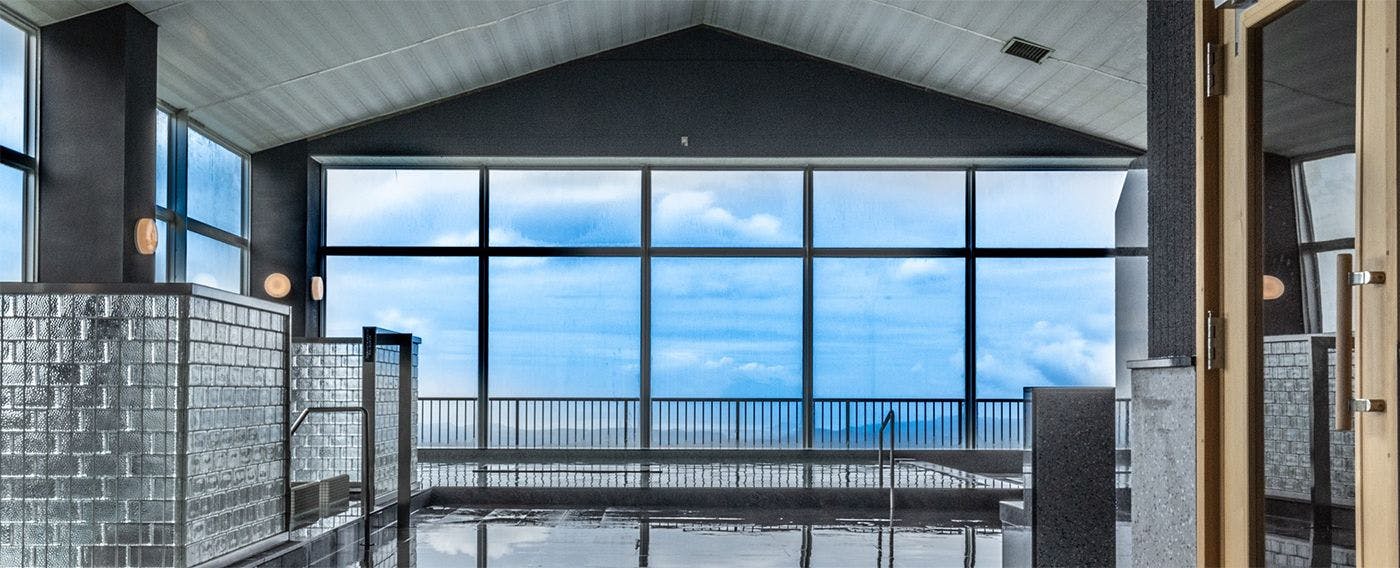 Pemandian air panas dengan pemandangan satu-satunya di Kirishima