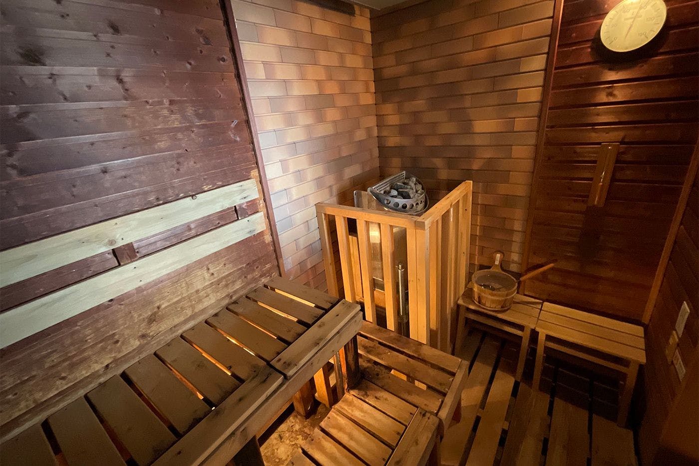 Sauna pria dapat menggunakan layanan sauna loyly.