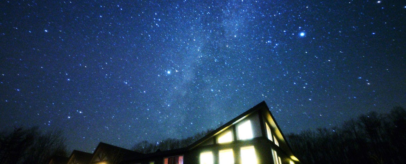 秋：星見には最適です