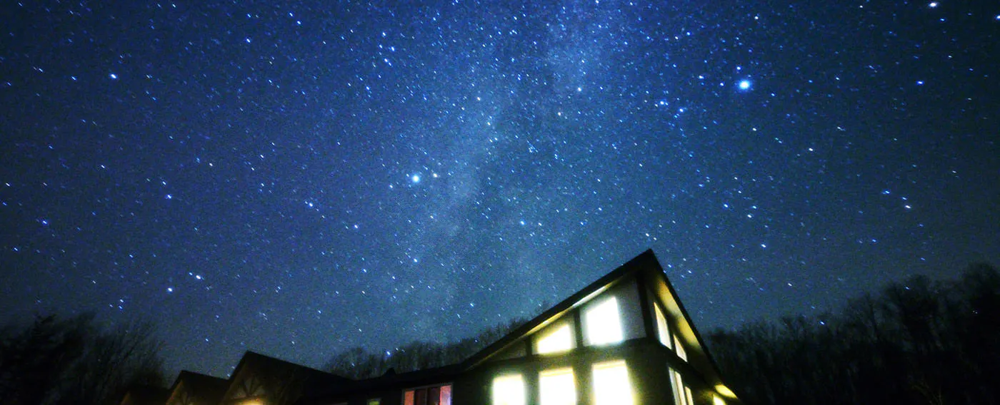 秋:星見には最適です