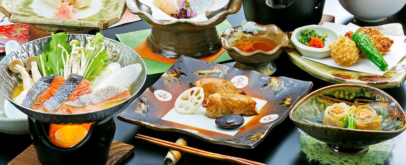 創作料理が自慢の宿　会津　喜多方　熱塩温泉　山形屋
