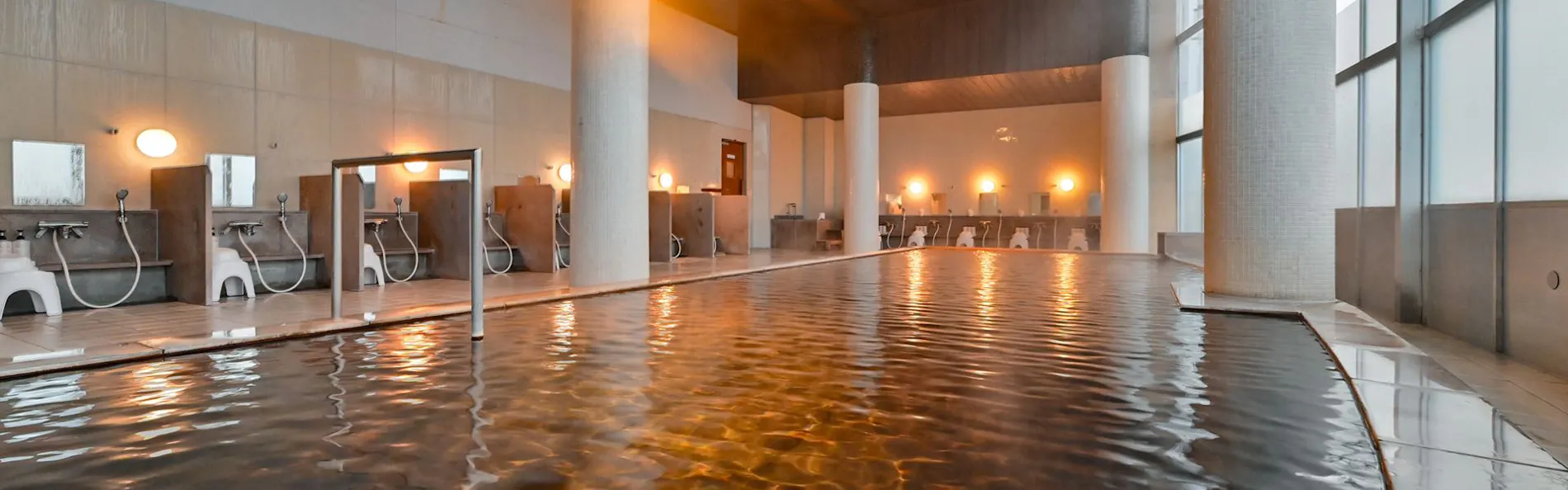 湯の児温泉 海と夕やけ