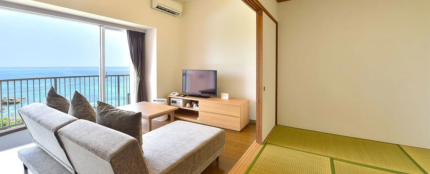 【タイプA2 和洋室】和室に布団を敷くタイプの自宅のようなくつろぎ空間。