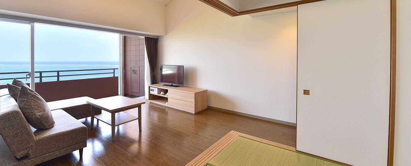 【タイプB 和洋室】室内とバルコニーあわせて57平米の広さで、快適にお過ごしいただけます。