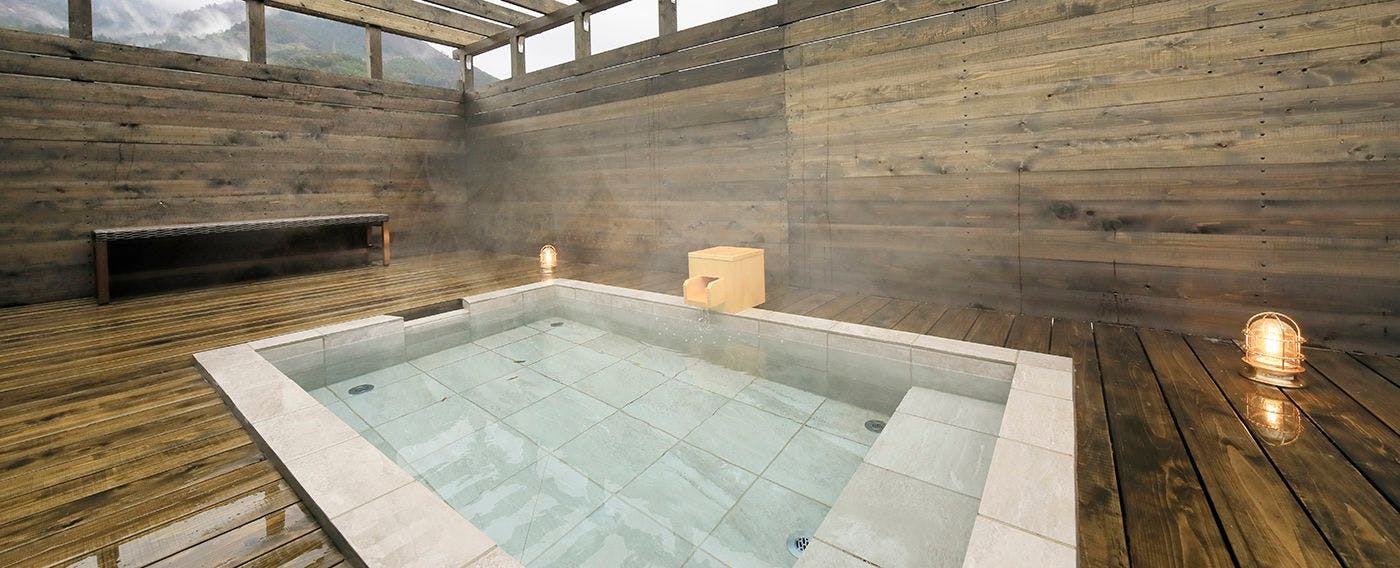 露天風呂 朝（一例）