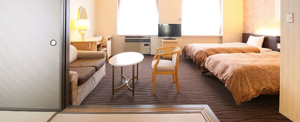 Bilik gaya Jepun dan Barat