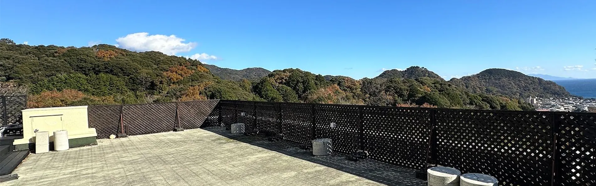 高台から海を臨む 貸切温泉のペットリゾート ホテル四季の蔵