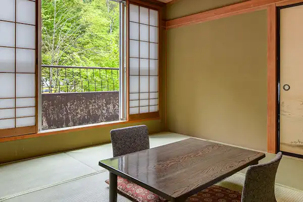 ห้องพัก (ห้องสไตล์ญี่ปุ่น 8 เสื่อทาทามิ ฝั่งภูเขา)