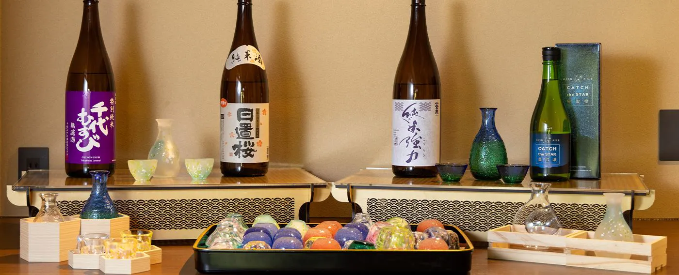 地酒の飲み比べイメージ