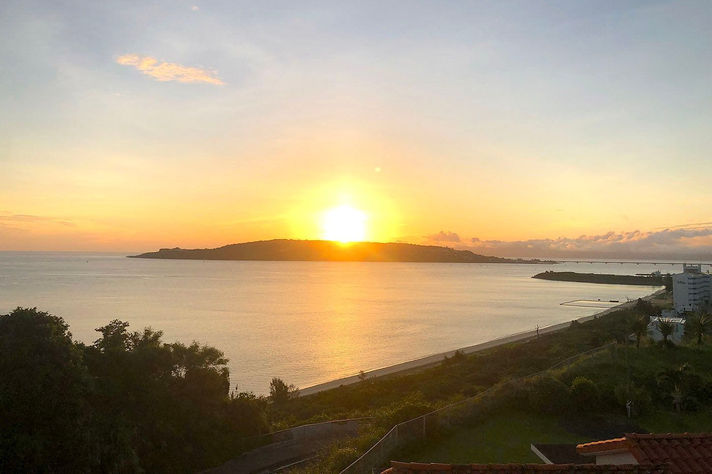 朝日が美しい宿