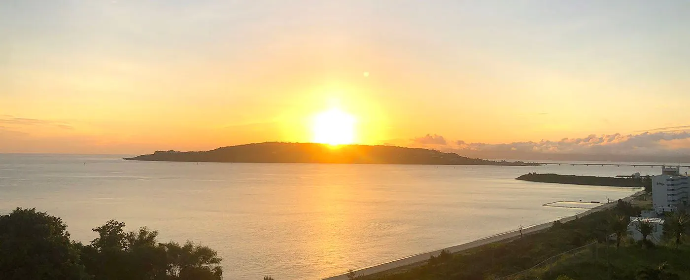 朝日が美しい宿