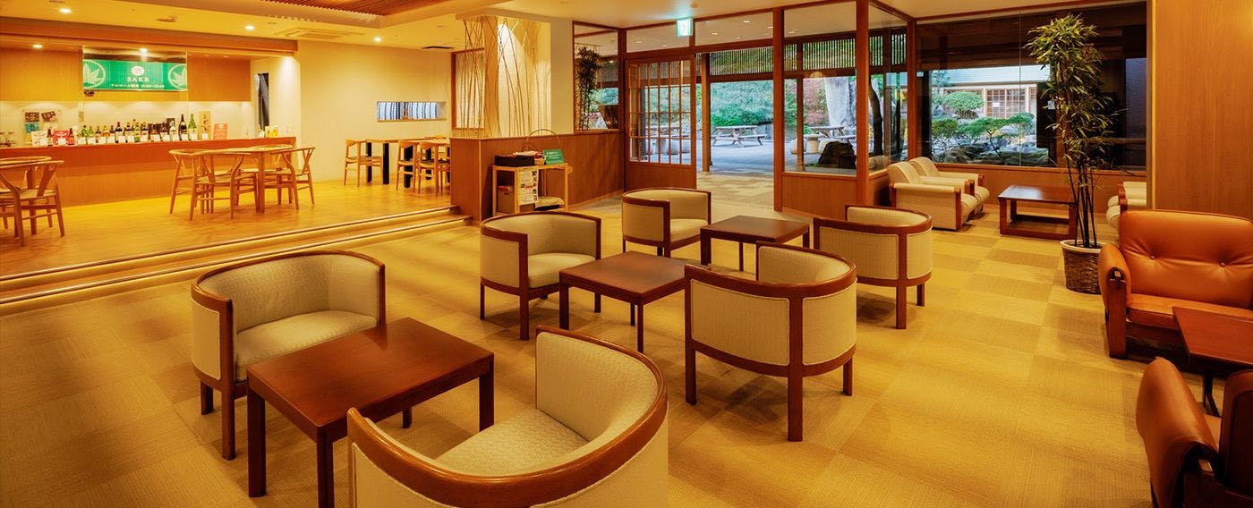 ご宿泊者様専用のもみじラウンジ