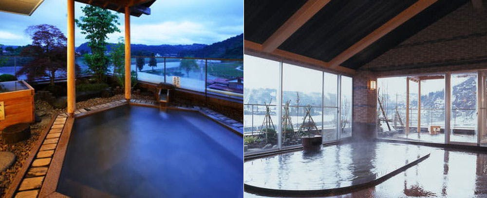 花とほたる　湯のさと　雪国