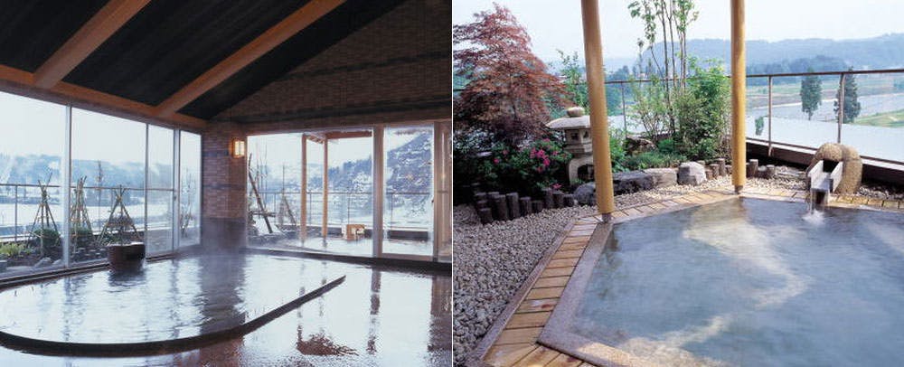 花とほたる　湯のさと　雪国