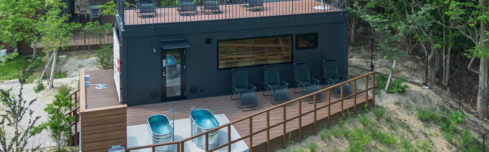 amarancia cottage hugging nature house